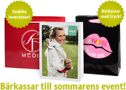 Produktbilde fra bedriften Avisera AB - Snabb leverans av tryckta bärkassar