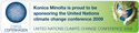 Konica Minolta stöder FN:s klimatkonferens 2009